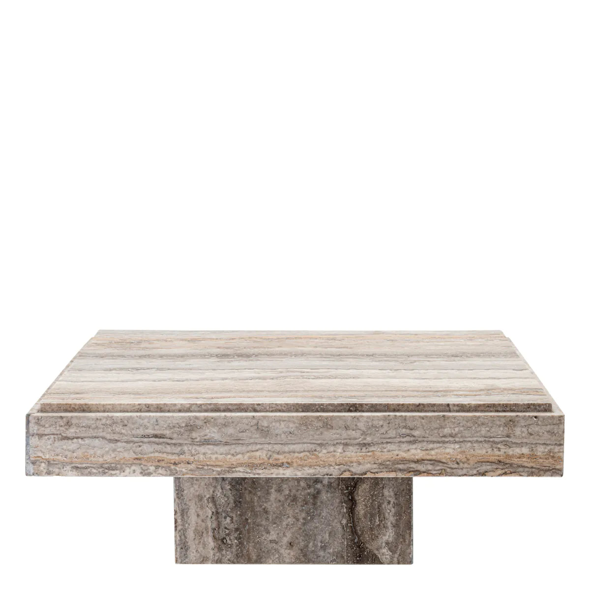 Sartoria Coffee Table | Silver Travertine