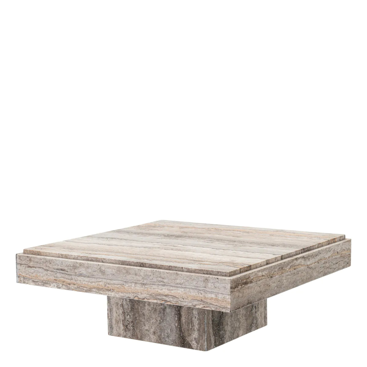 Sartoria Coffee Table | Silver Travertine