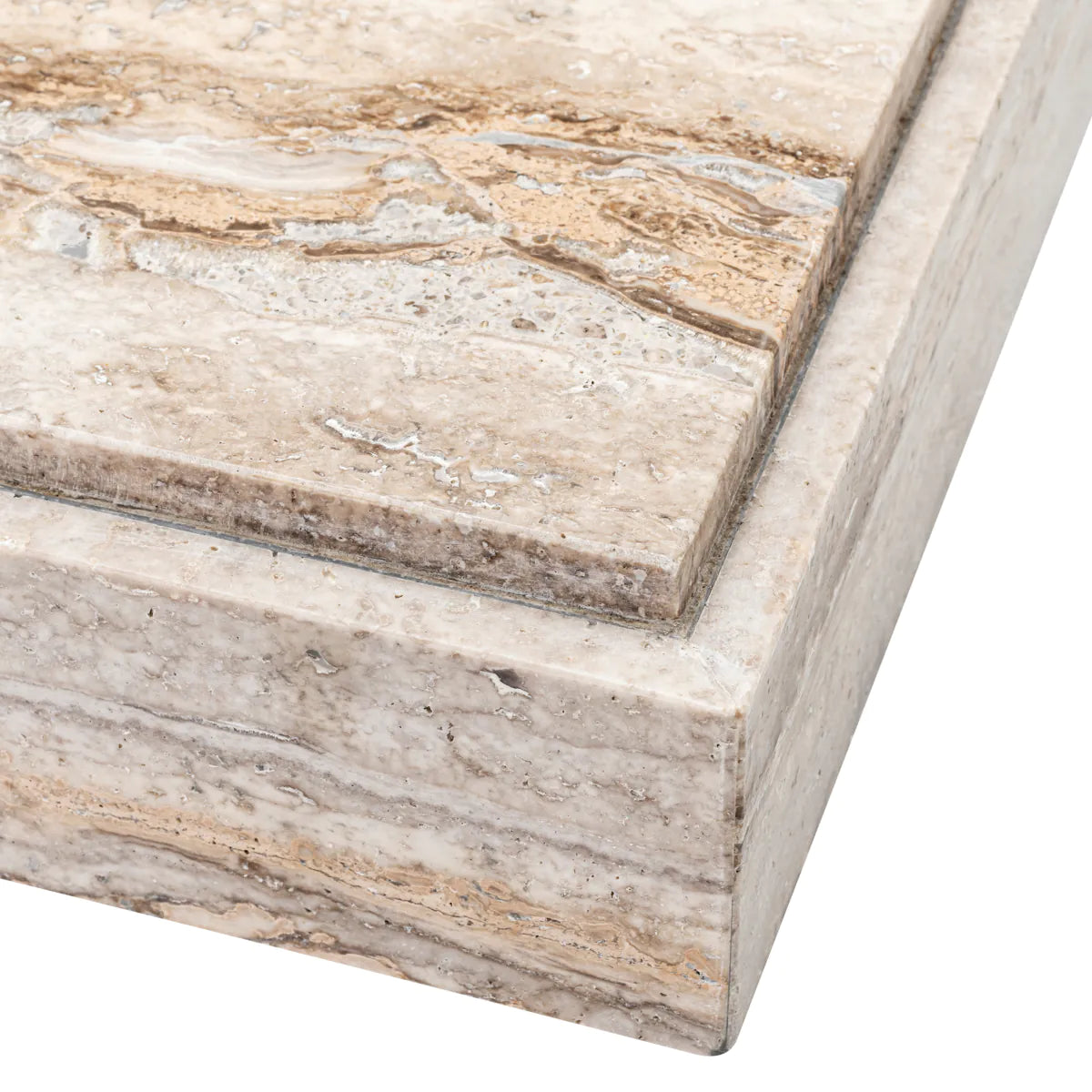 Sartoria Coffee Table | Silver Travertine