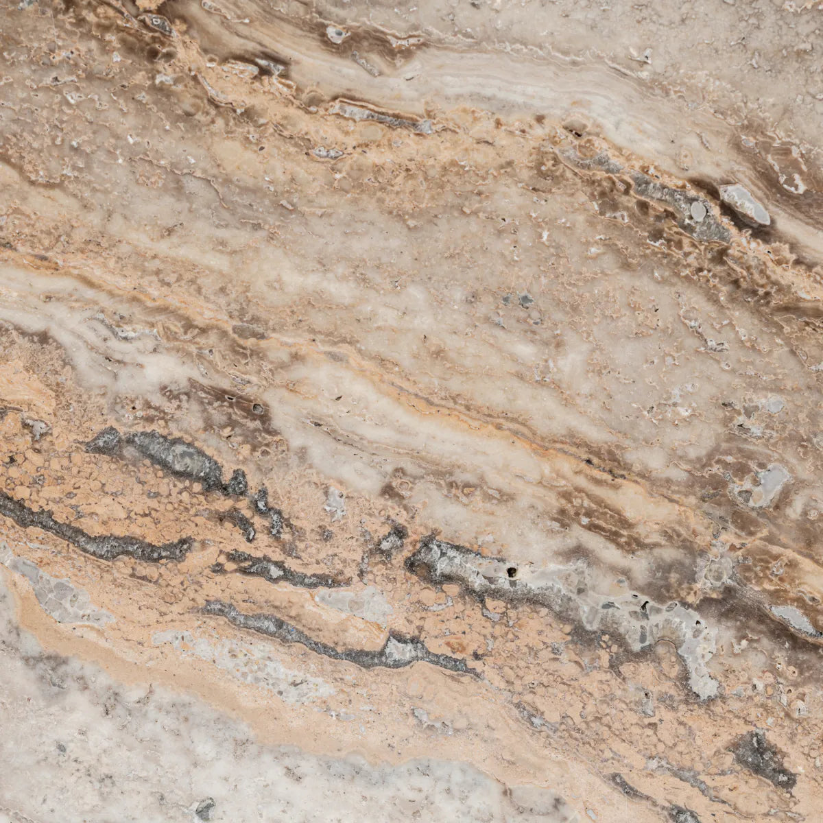 Sartoria Coffee Table | Silver Travertine