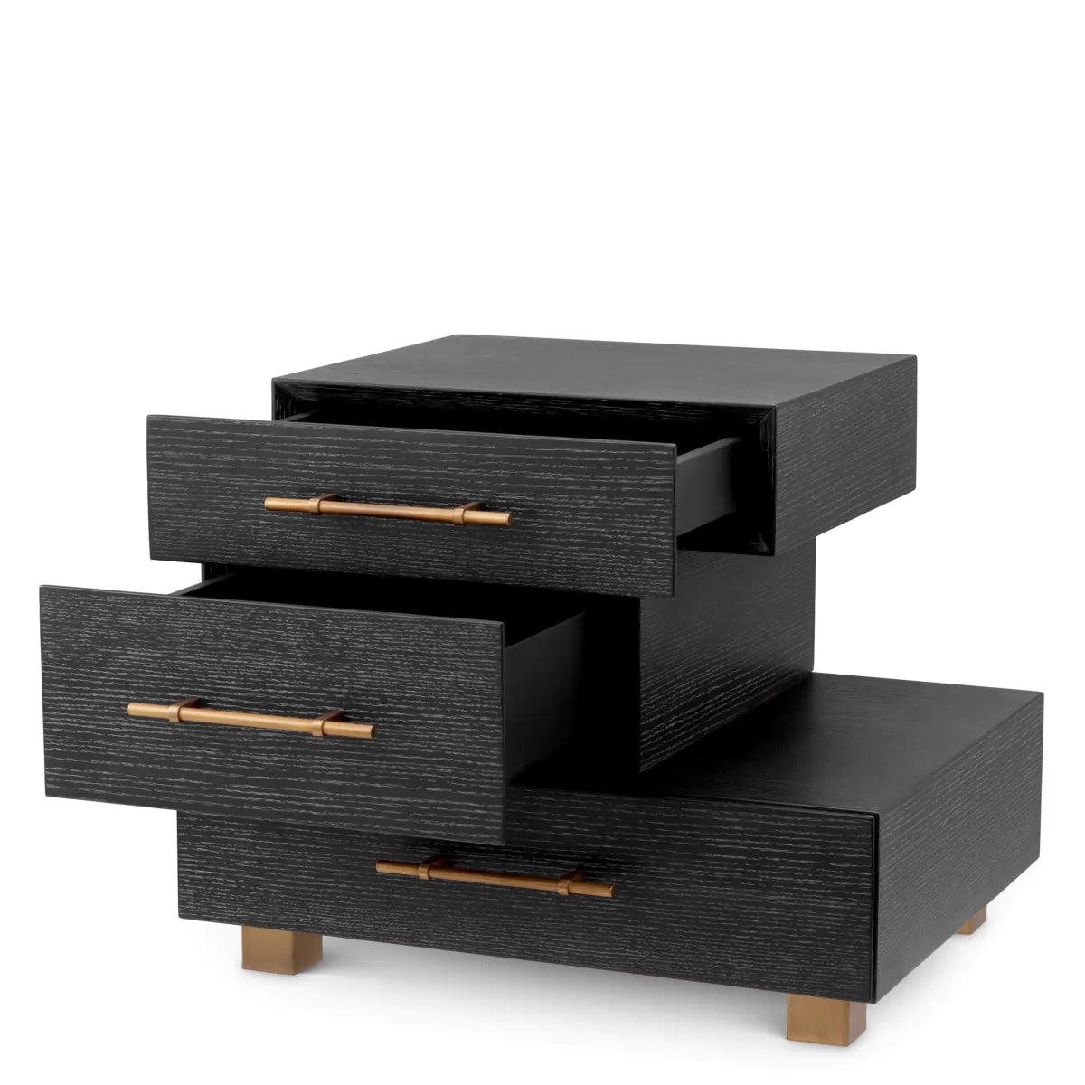 Evendale Charcoal Oak Nightstand