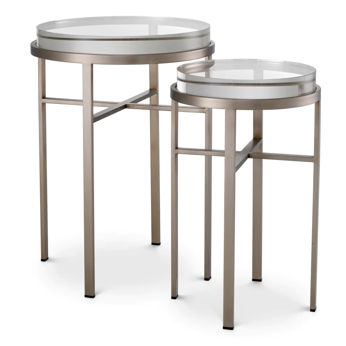 Hoxton Lens Tables | Nickel