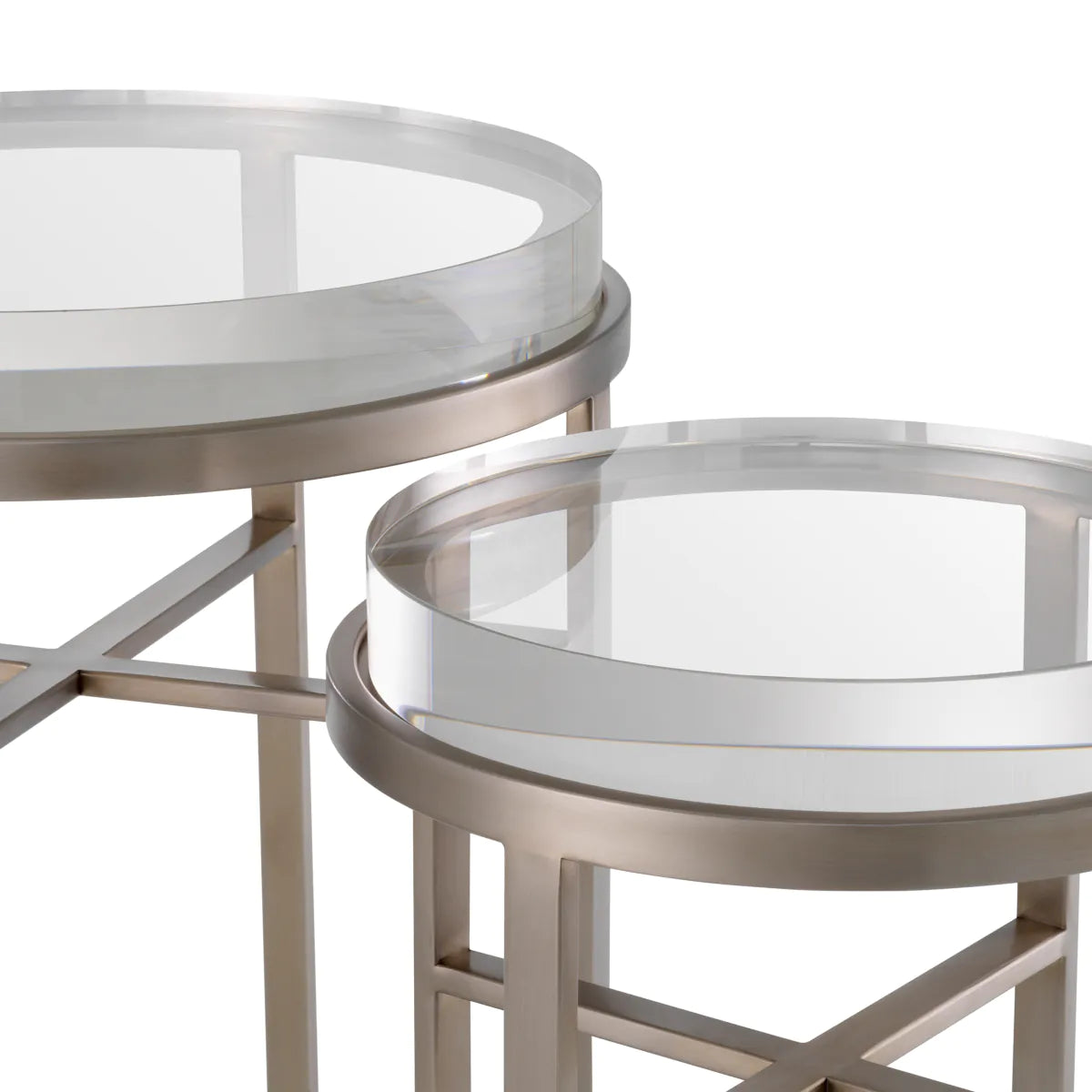 Hoxton Lens Tables | Bronze