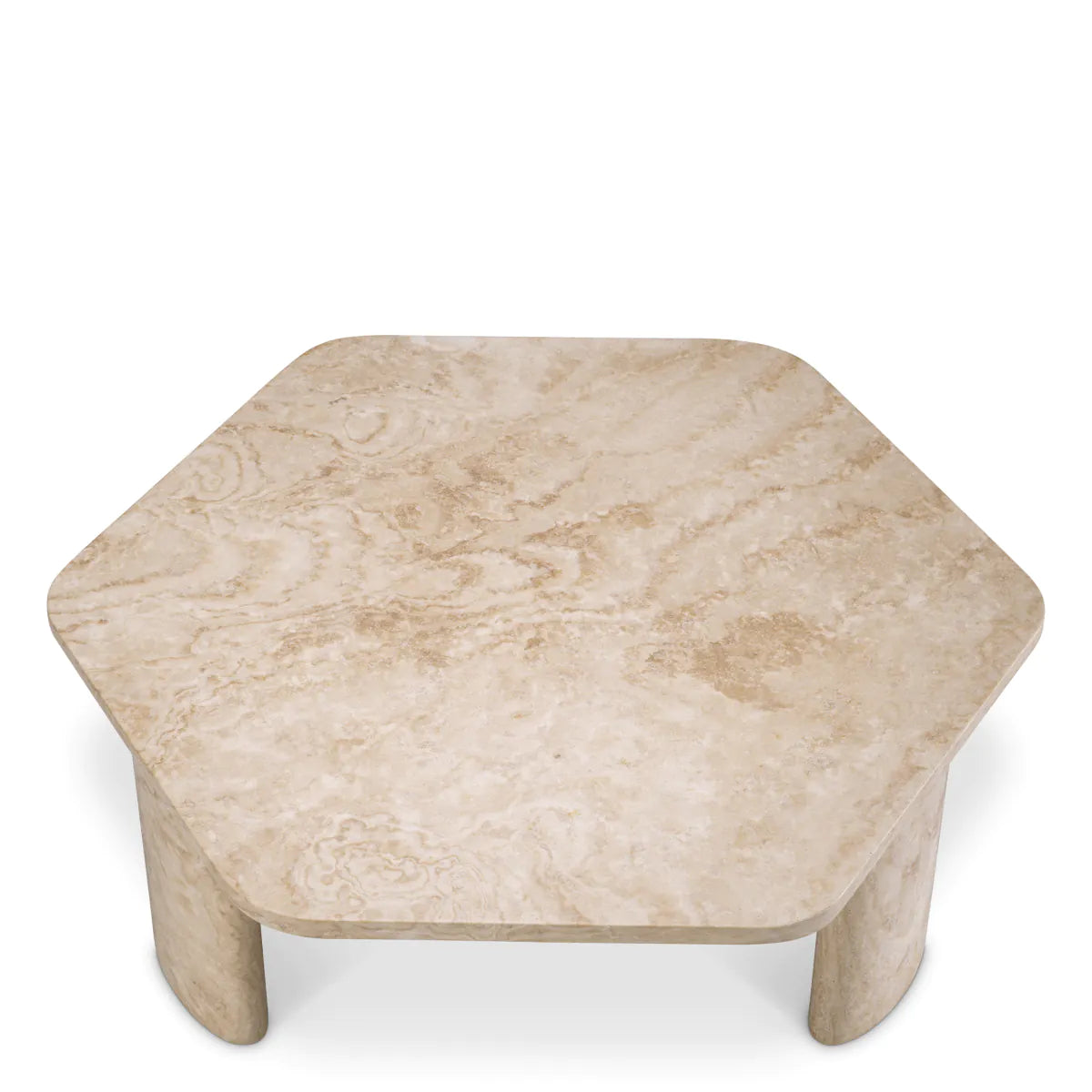 Zenitho Travertine Marble Coffee Table
