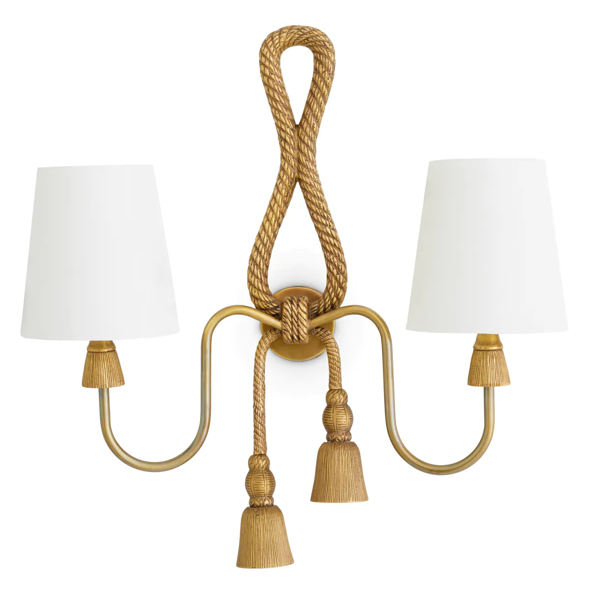 Gilded Rope Tropez Sconce