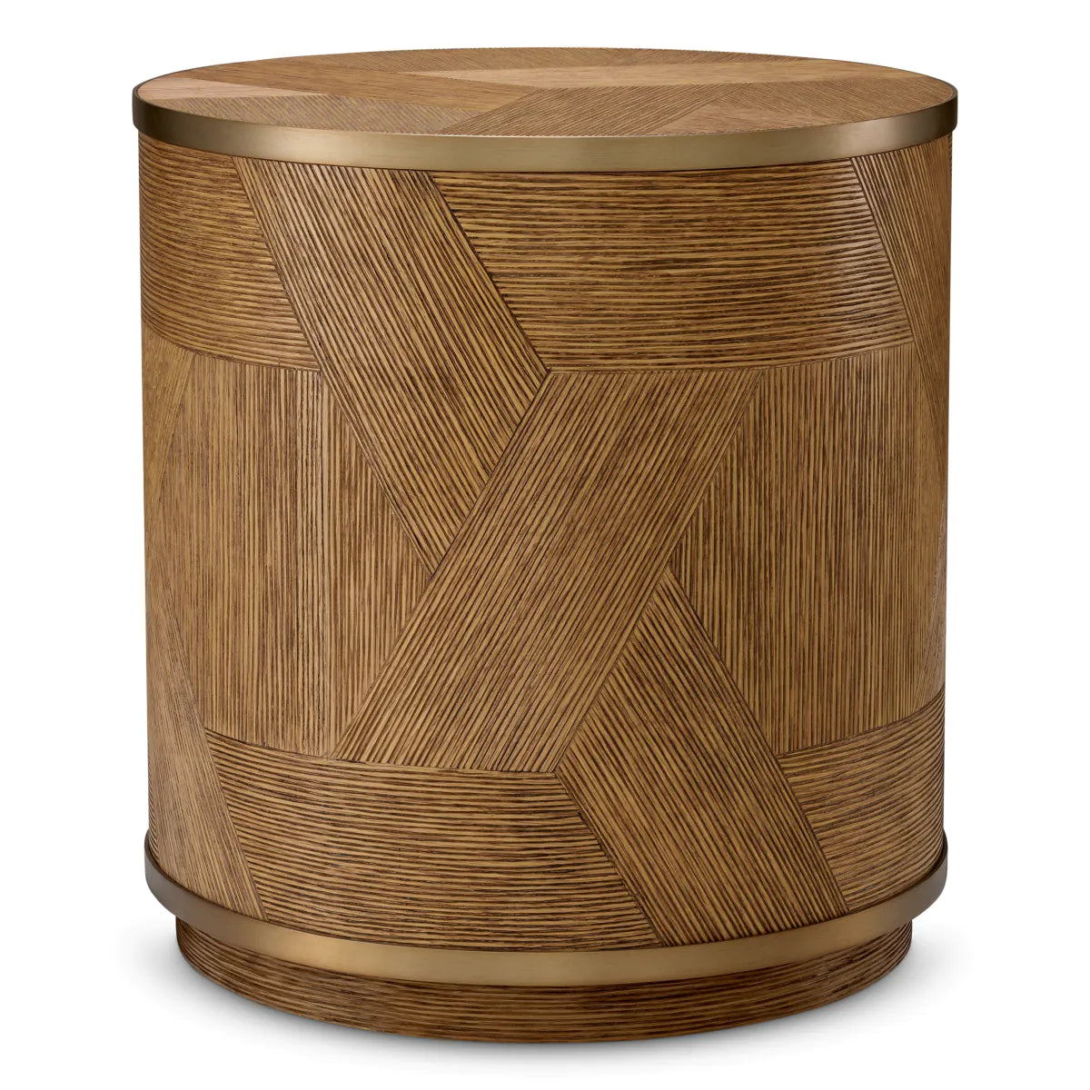 Velutto Carved Oak Side Table