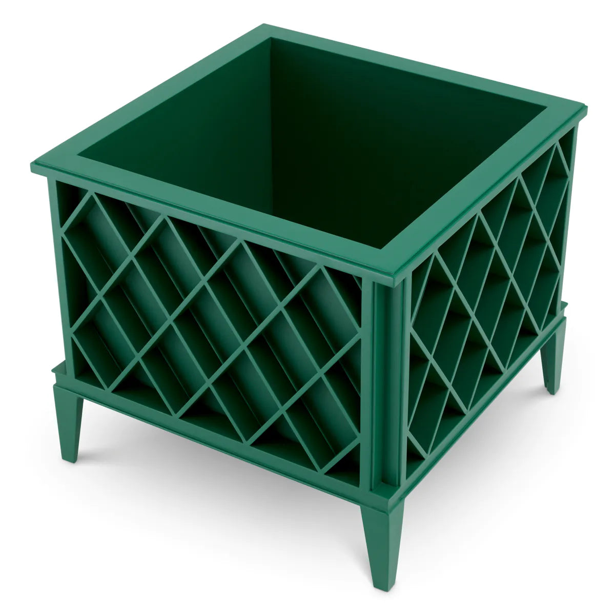Parisian Lattice Planter | Green
