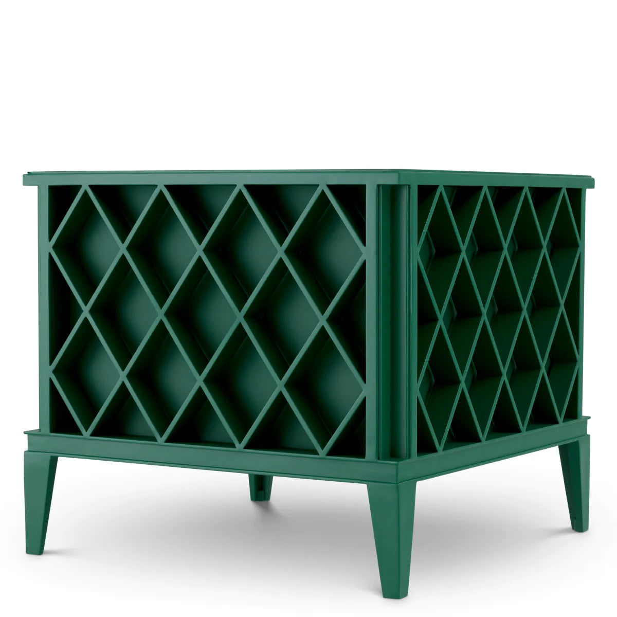 Parisian Lattice Planter | Green