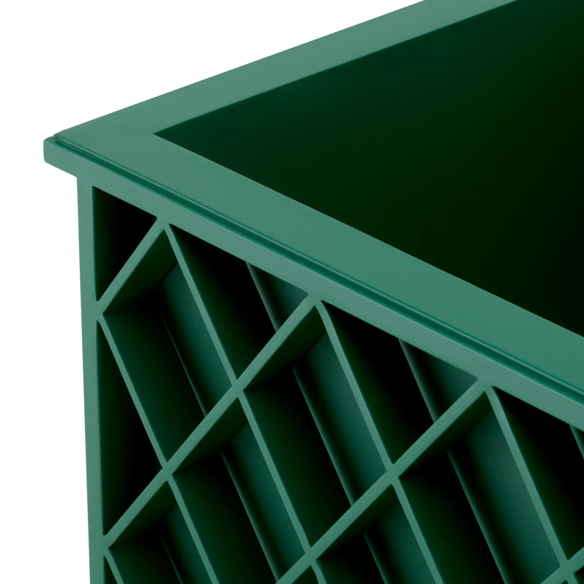 Parisian Lattice Planter | Green