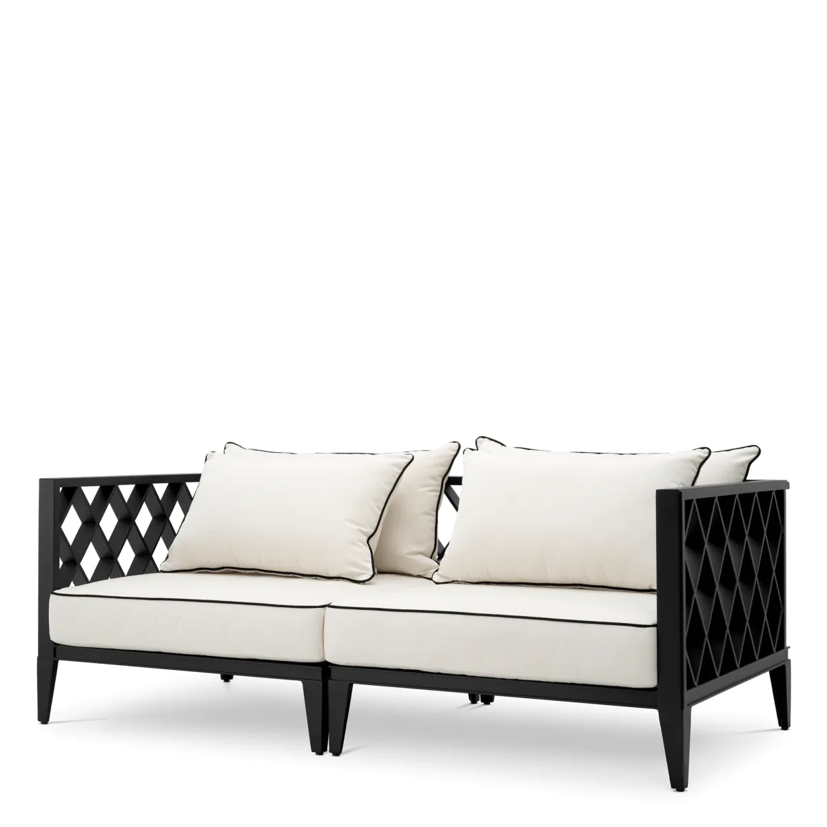 Ocean Club Small Outdoor Sofa | Black