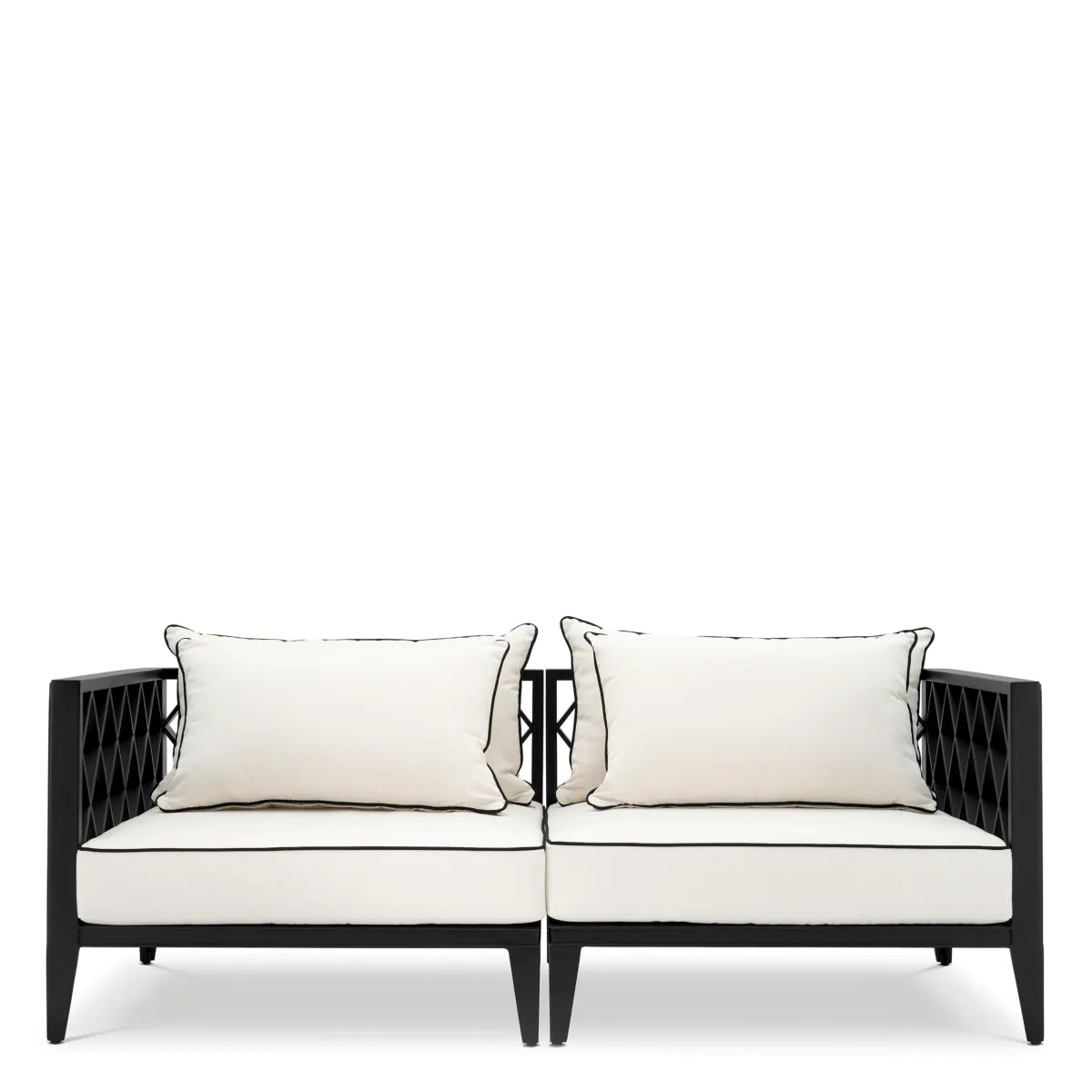 Ocean Club Small Outdoor Sofa | Black