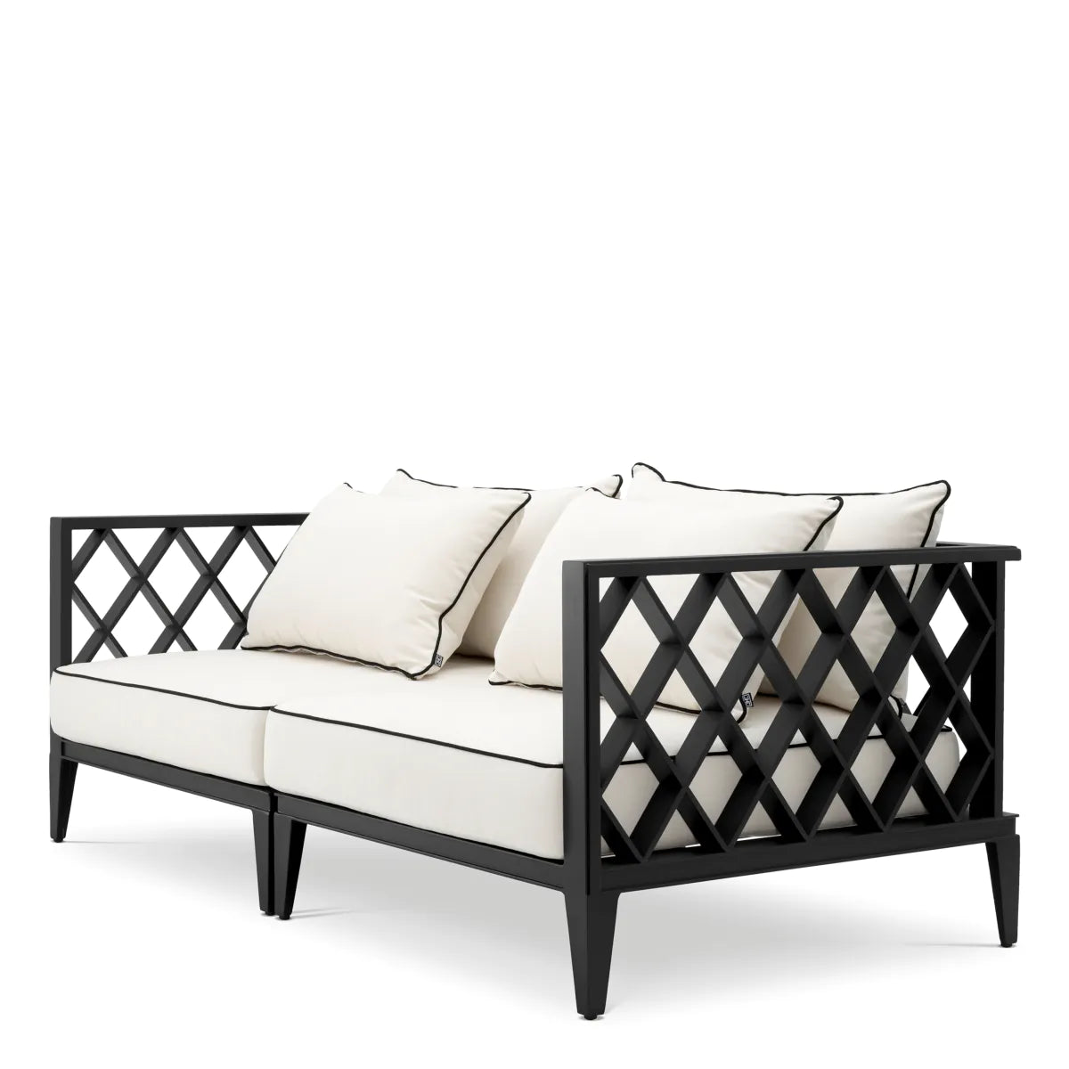 Ocean Club Small Outdoor Sofa | Black