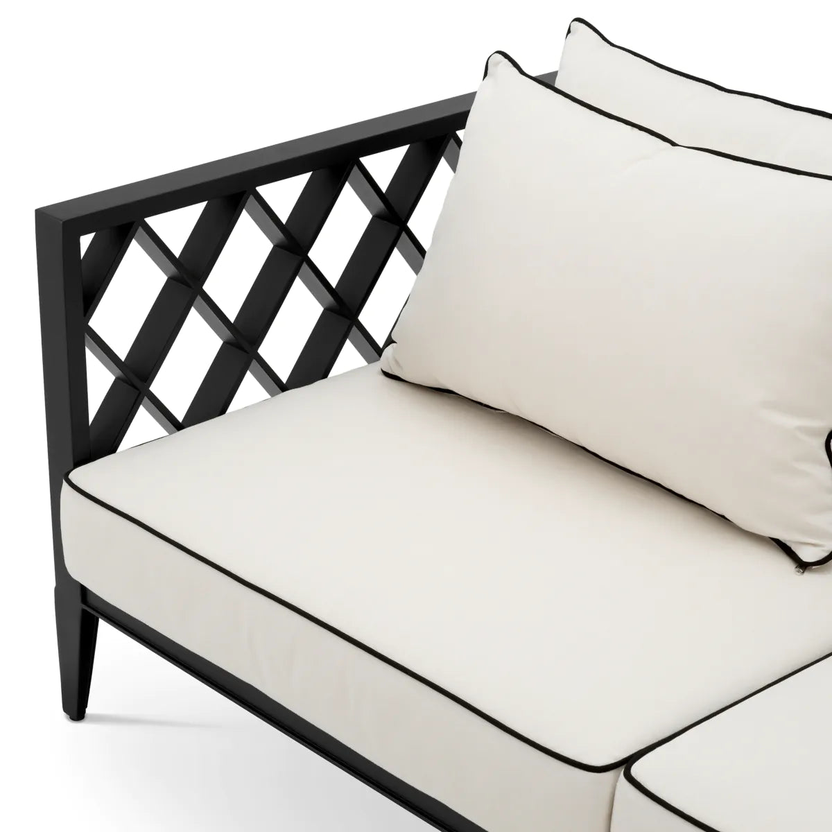 Ocean Club Small Outdoor Sofa | Black