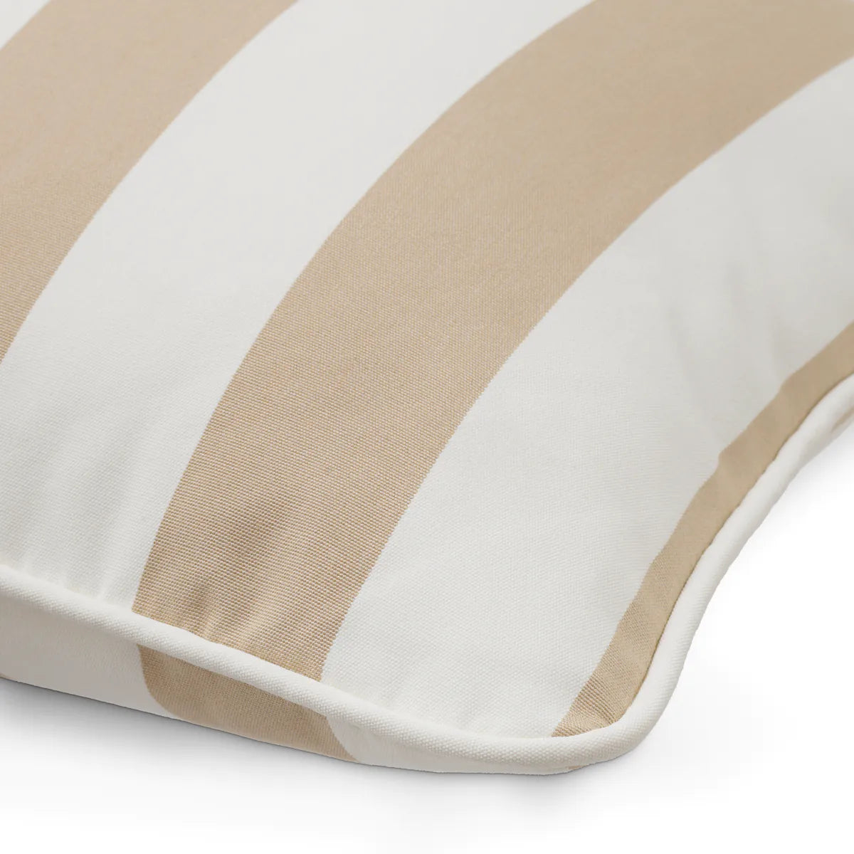 Beige Stripe Outdoor Pillows