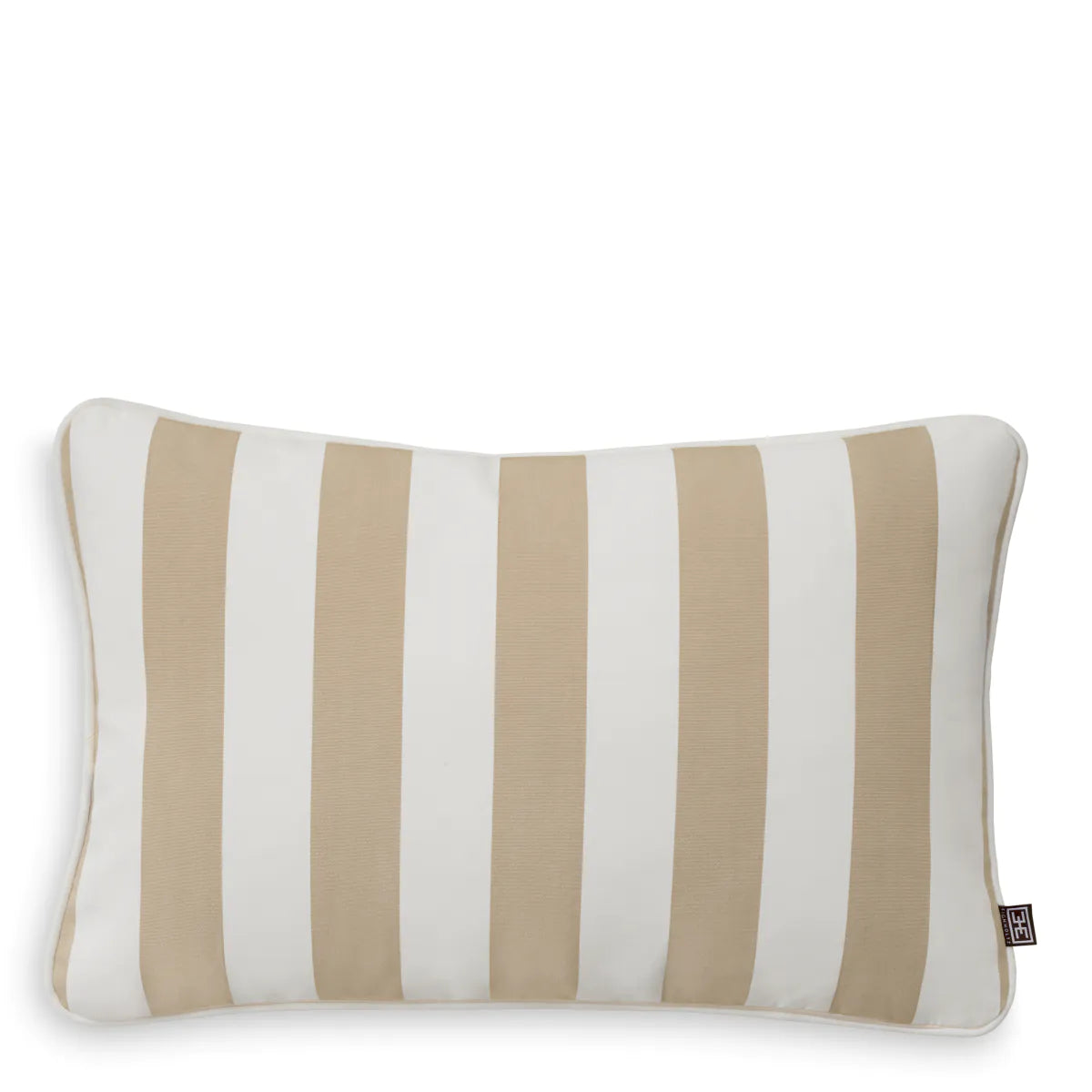 Beige Stripe Outdoor Pillows