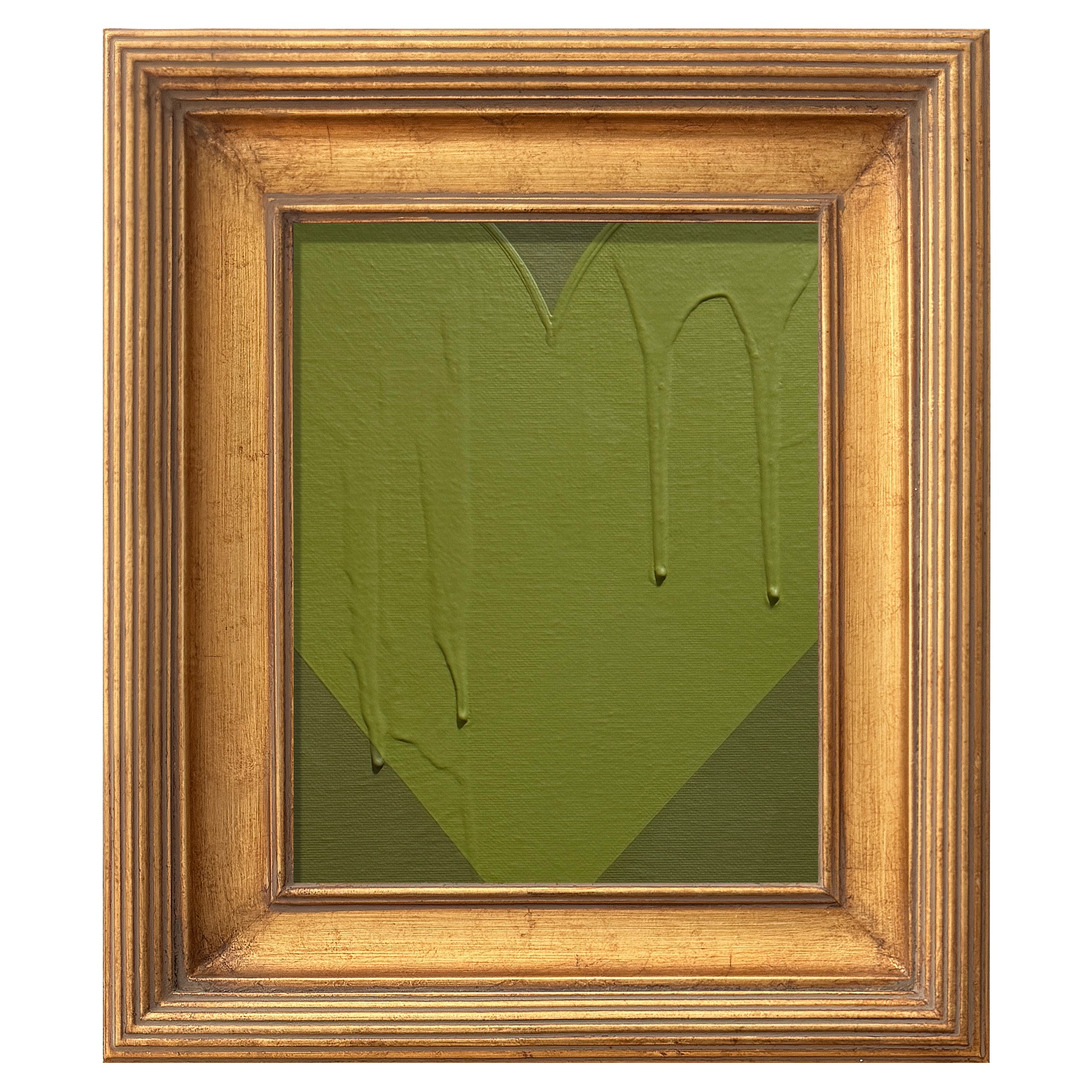 Ron Giusti Mini Heart Forest Avocado 8” x 10”