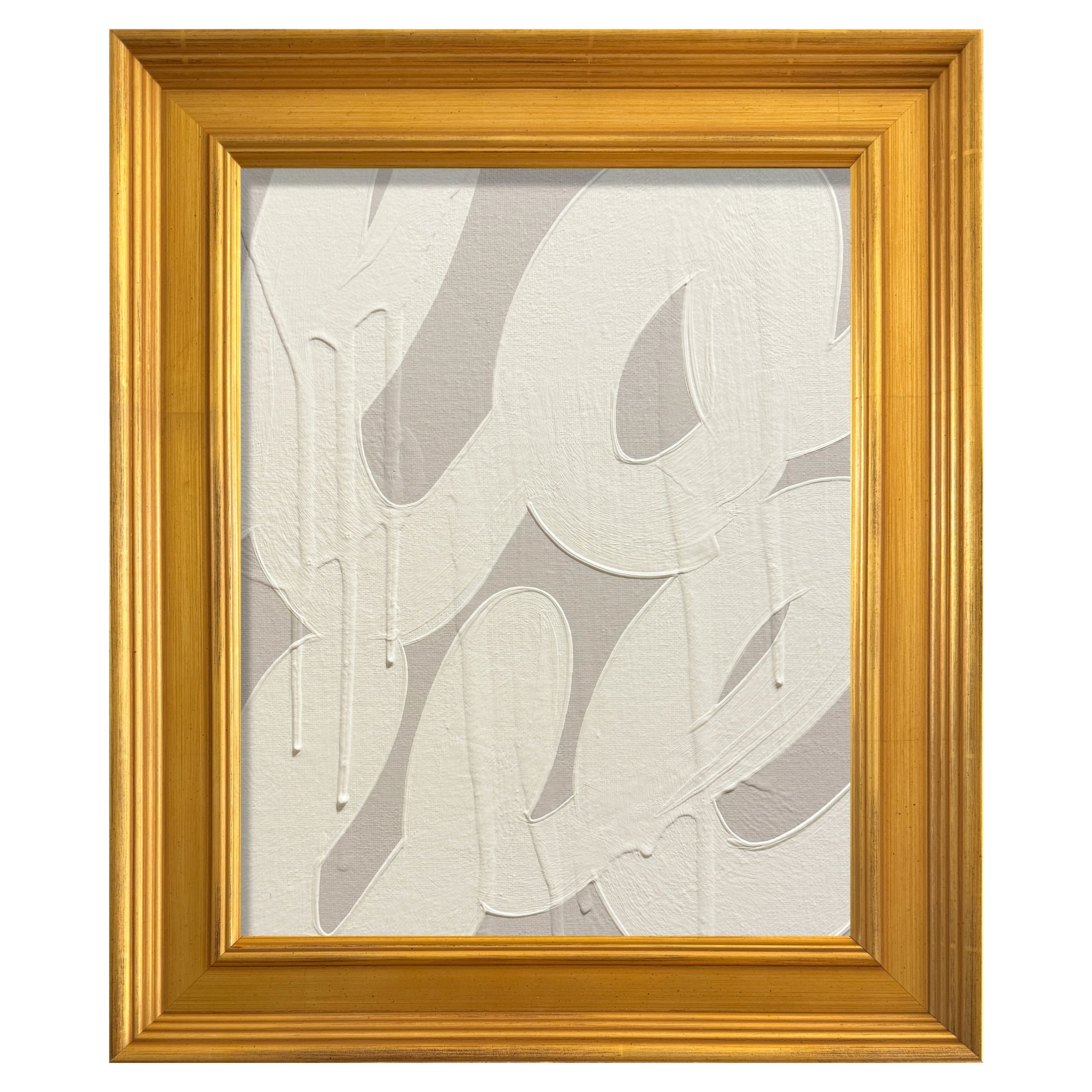 Ron Giusti Mini LOVE Taupe Cream 11” x 14”