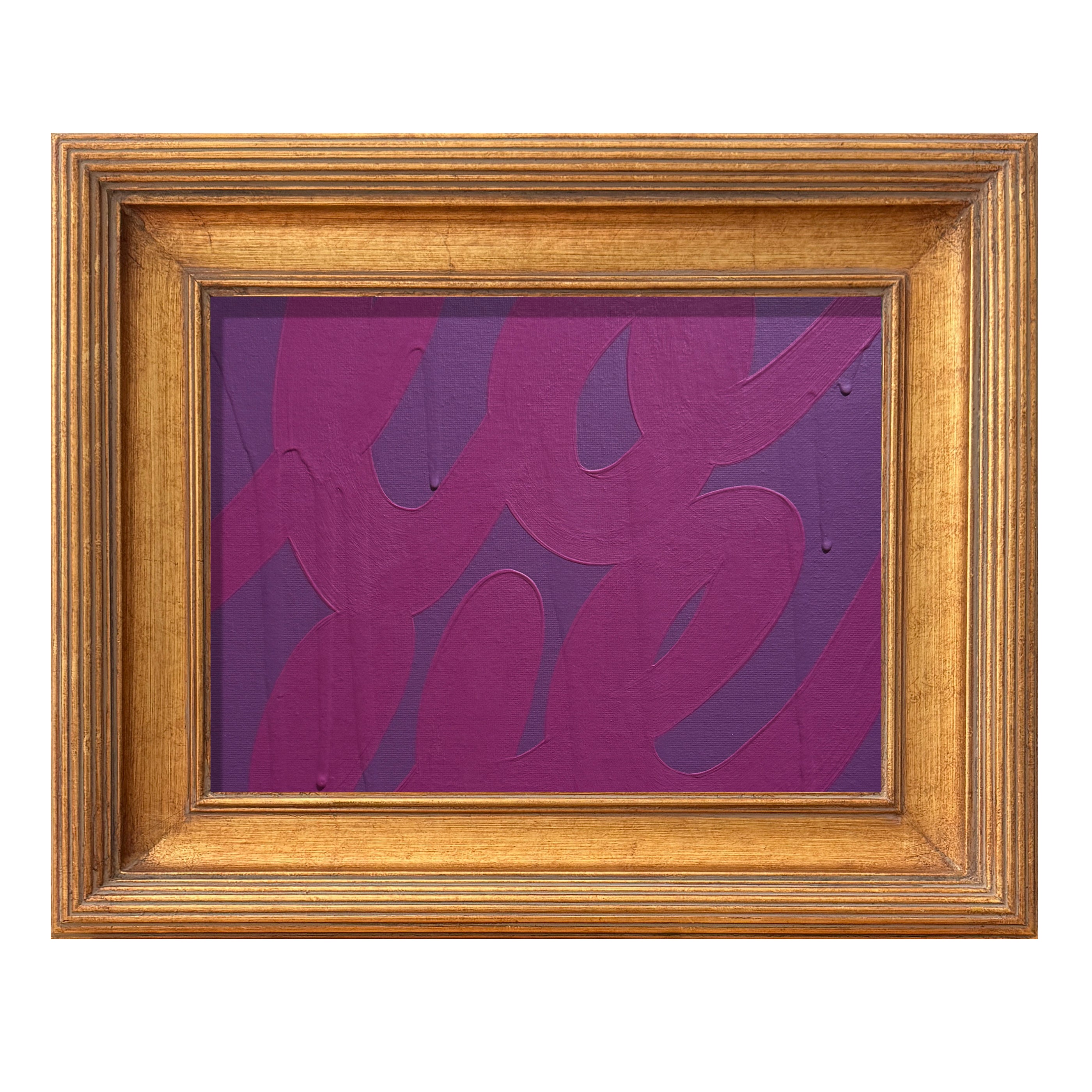 Ron Giusti Mini LOVE Purple Violet 12” x 9”