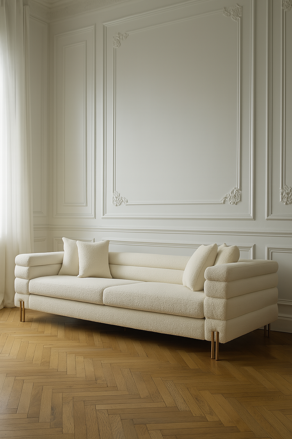 York Sofa | Bouclé