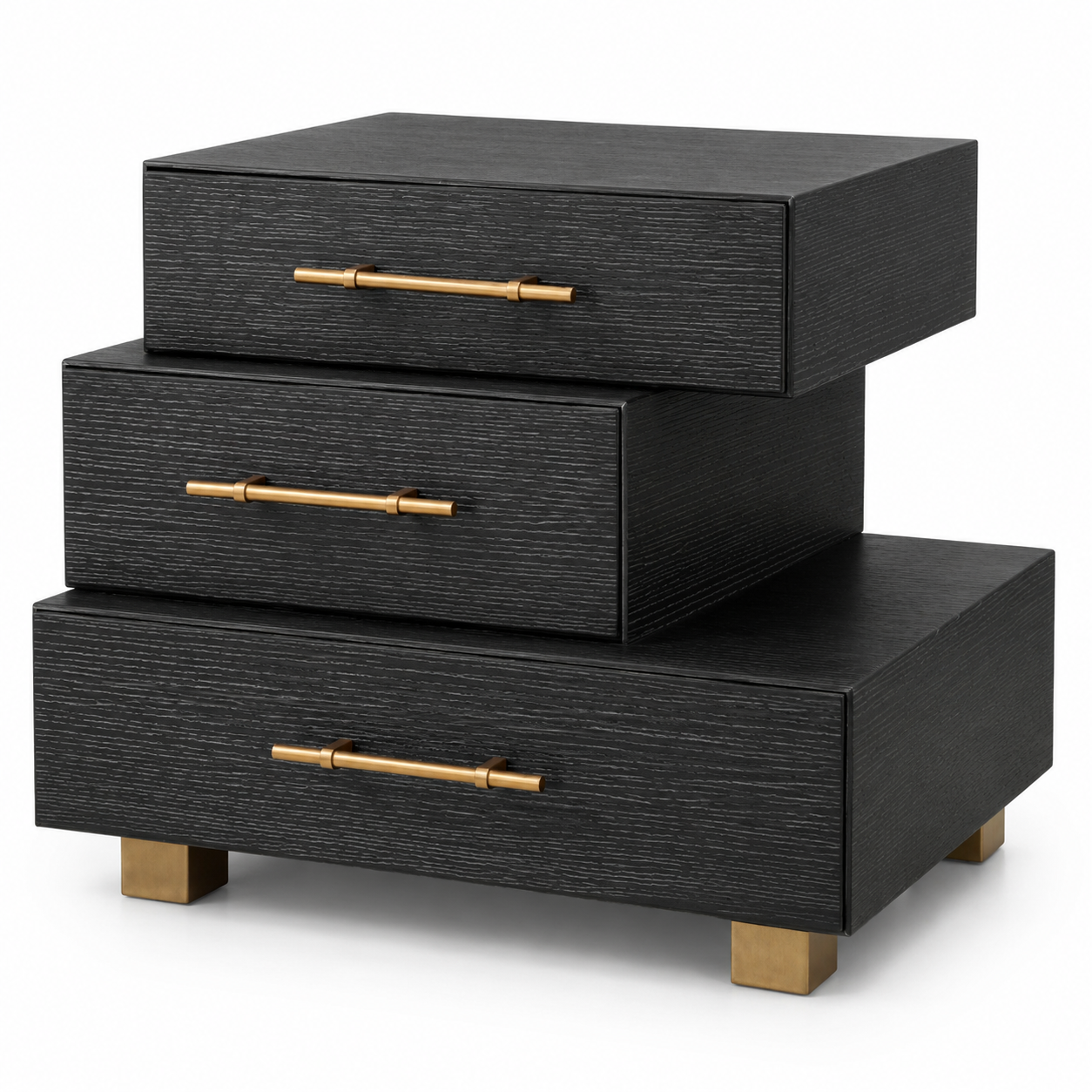 Evendale Charcoal Oak Nightstand