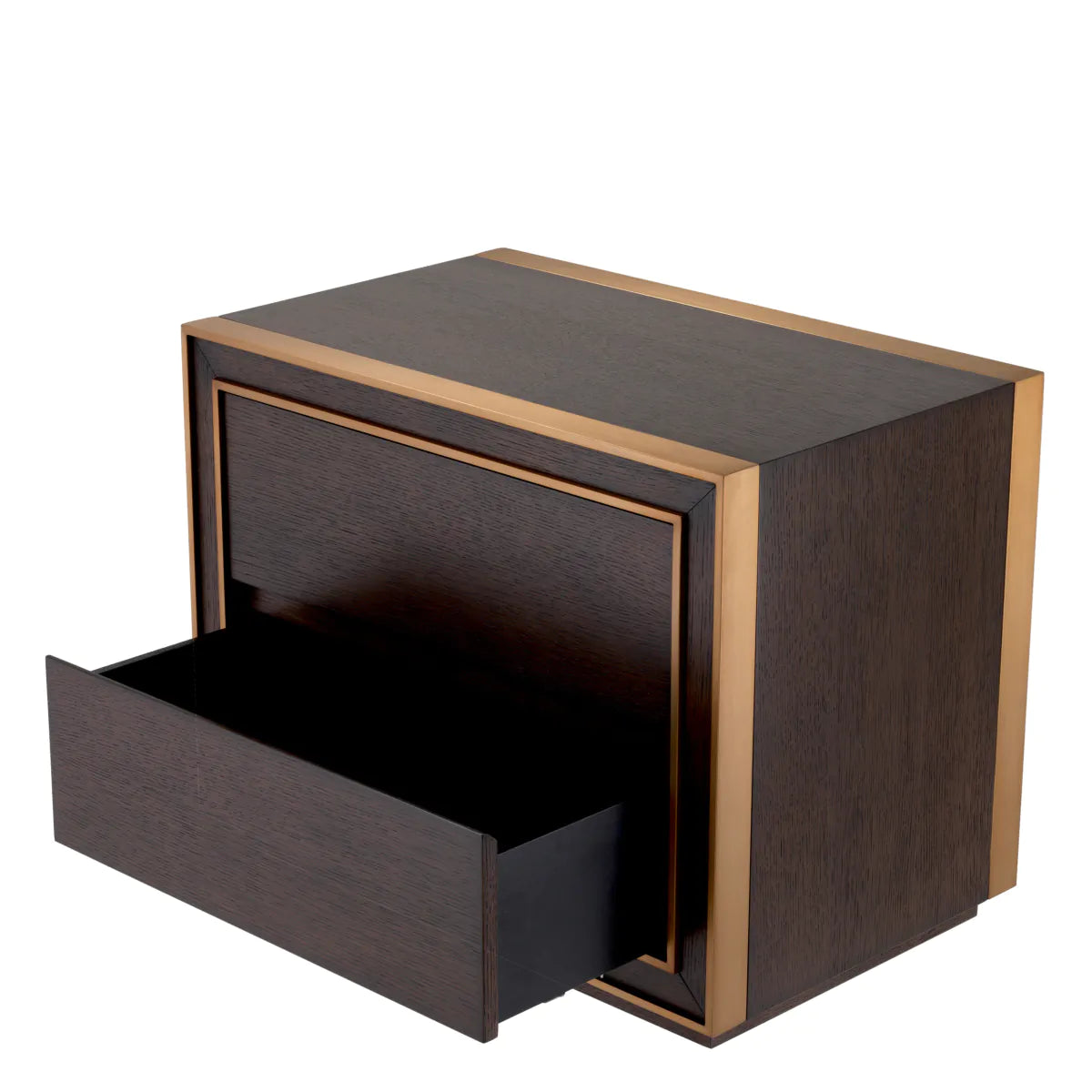 Camelot Brown Oak Nightstand