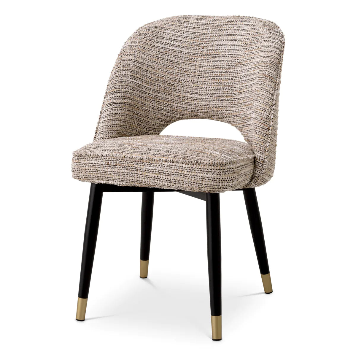 Cliff Dining Chair | Ivory Bouclé
