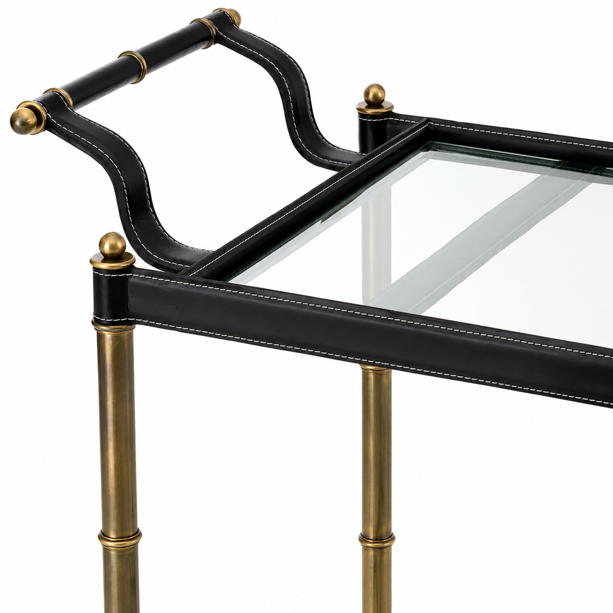Princess Leather Bar Cart