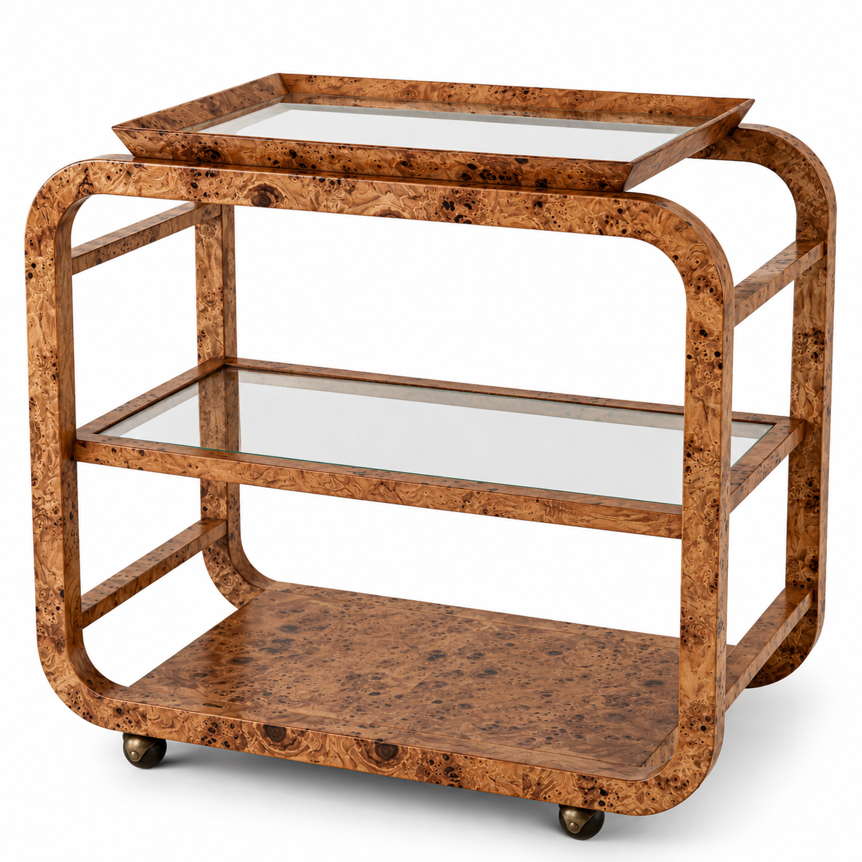 Mayfair Mappa Burl Trolley
