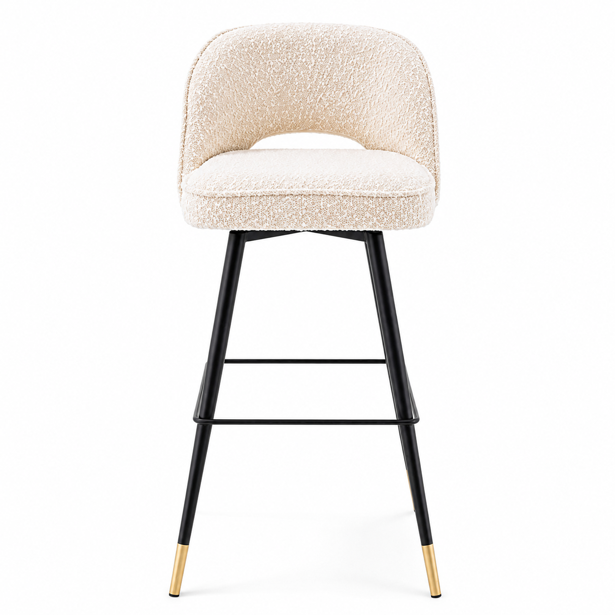 Cliff Bar Stool Pair | Bouclé