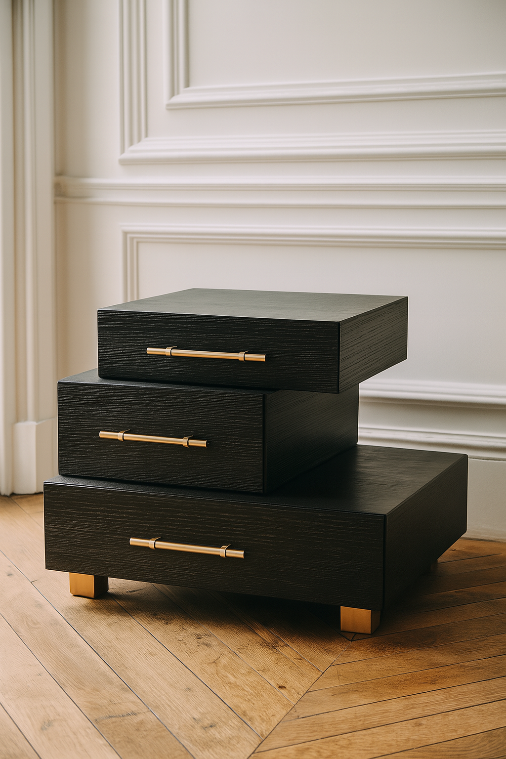 Evendale Charcoal Oak Nightstand