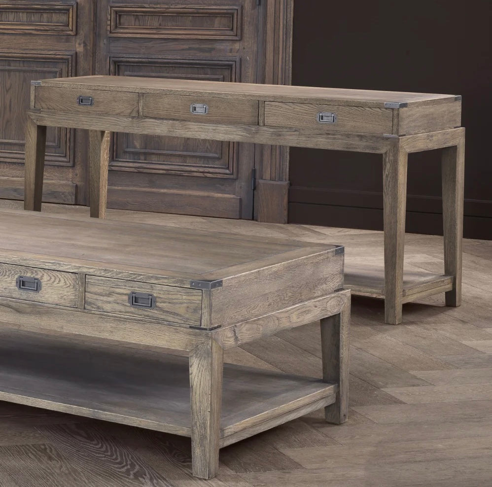Military Console | Smoked Oak