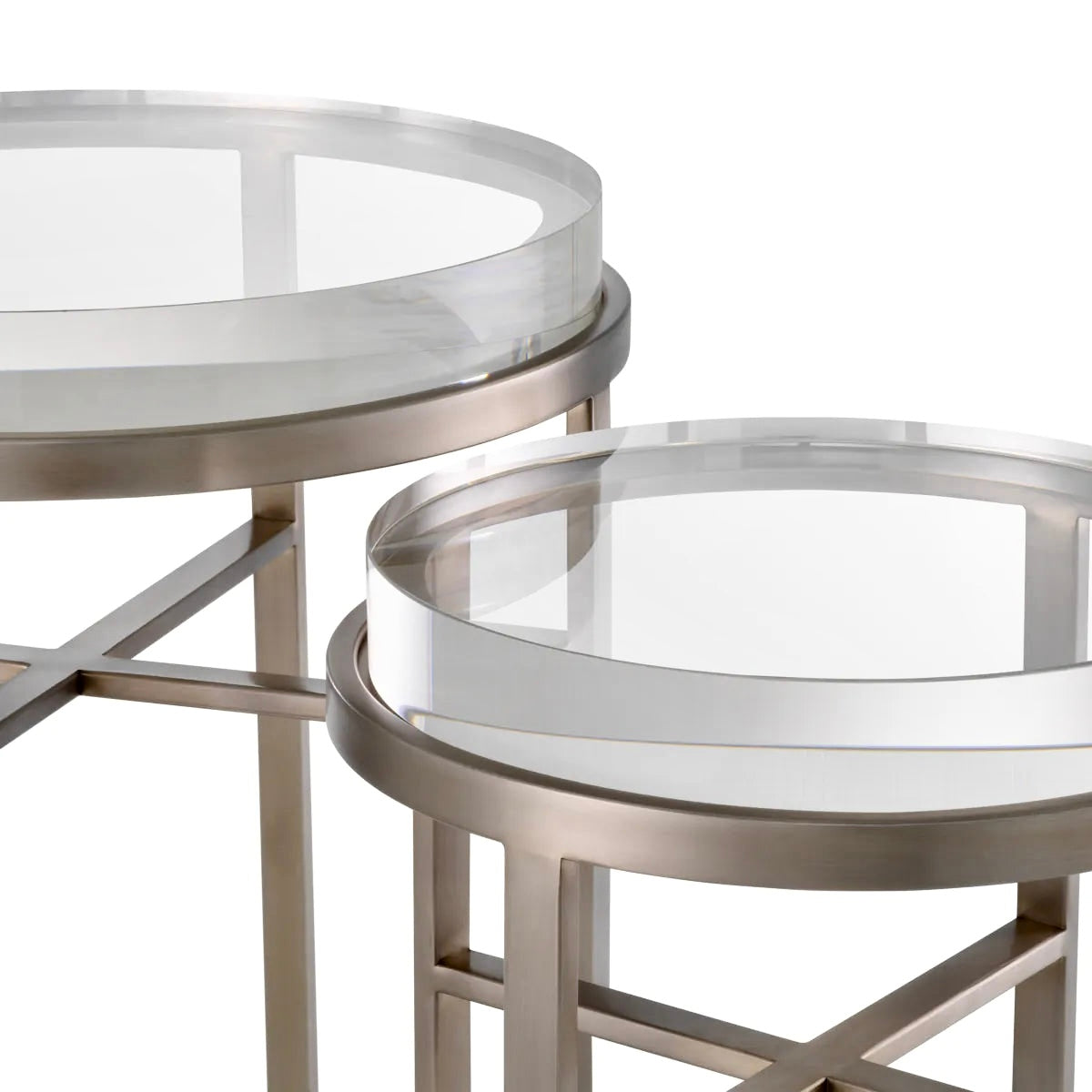 Hoxton Lens Tables | Nickel