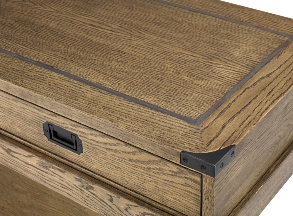 Military Console | Smoked Oak