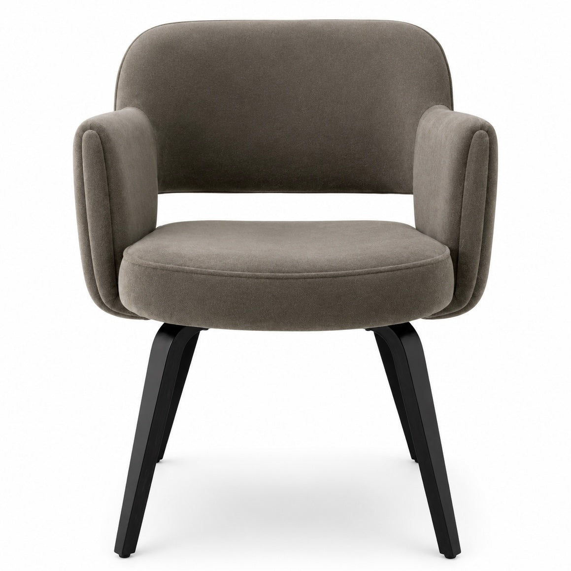 Park Dining Chair | Brown Mohair