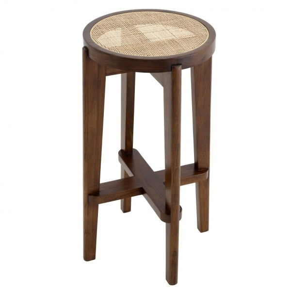 Dareau Wood & Cane Counter Stool