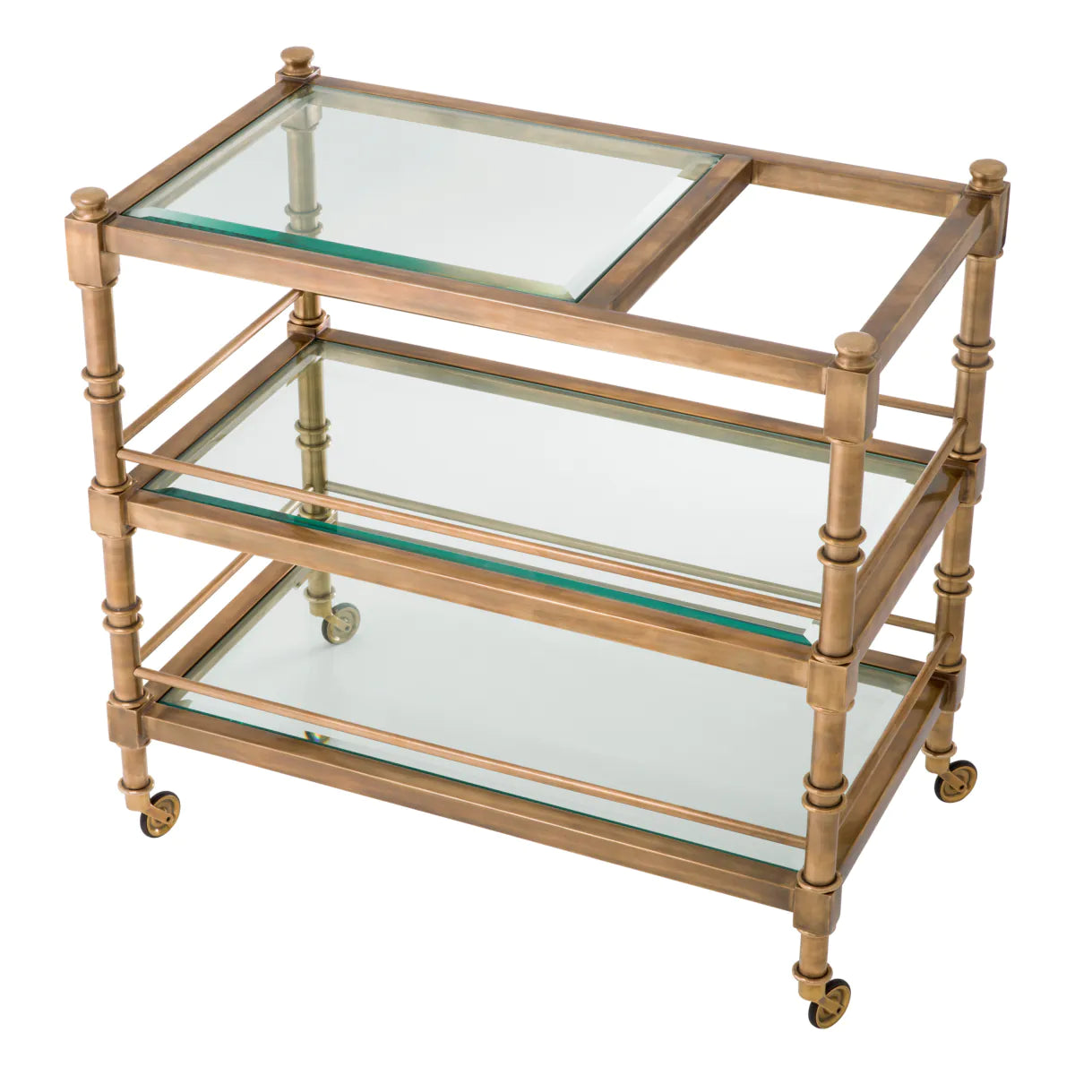 Alexia Brass Bar Cart