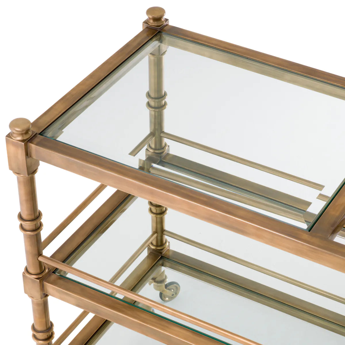 Alexia Brass Bar Cart