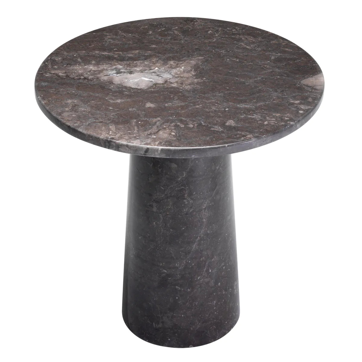 Terry Gray Marble Side Table