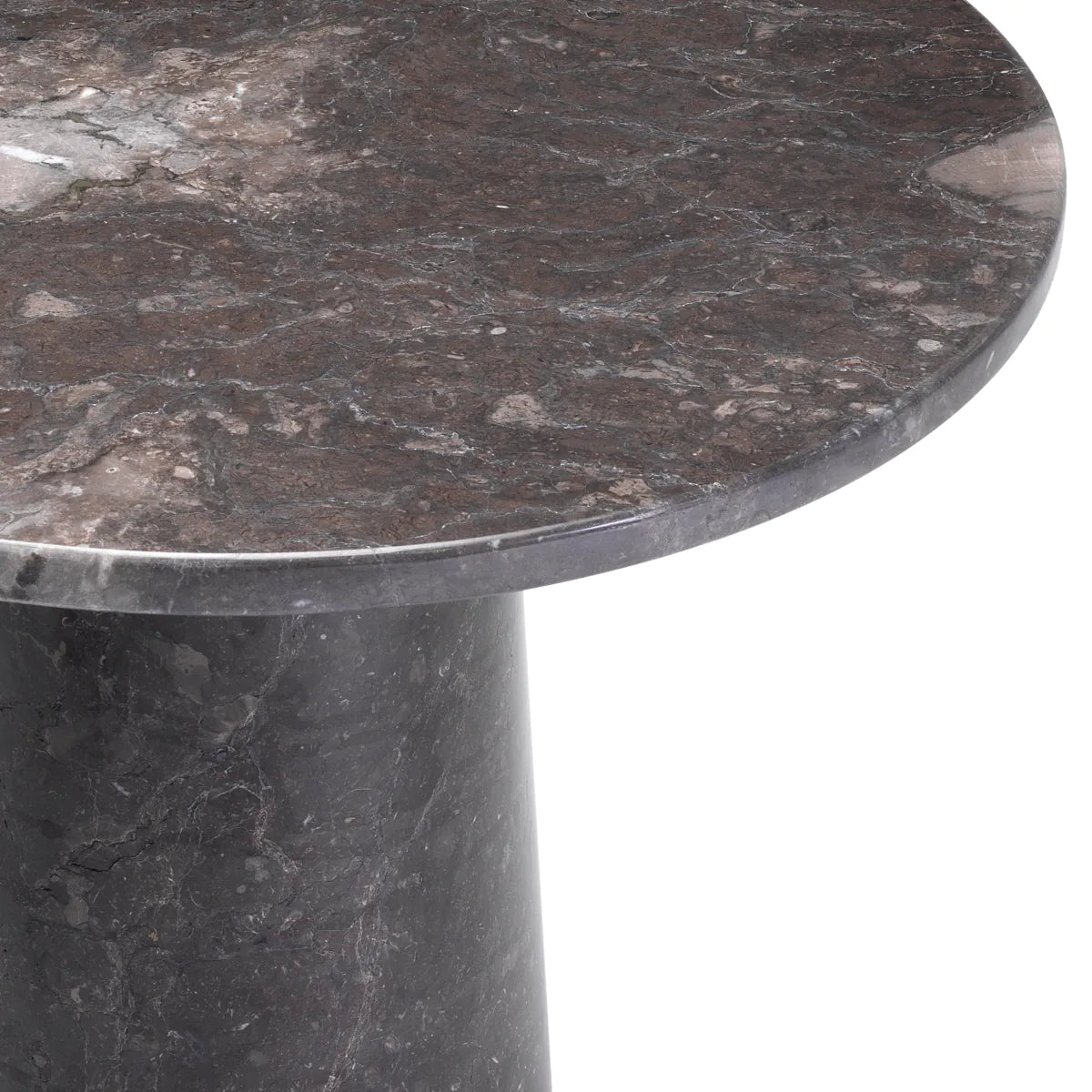 Terry Gray Marble Side Table