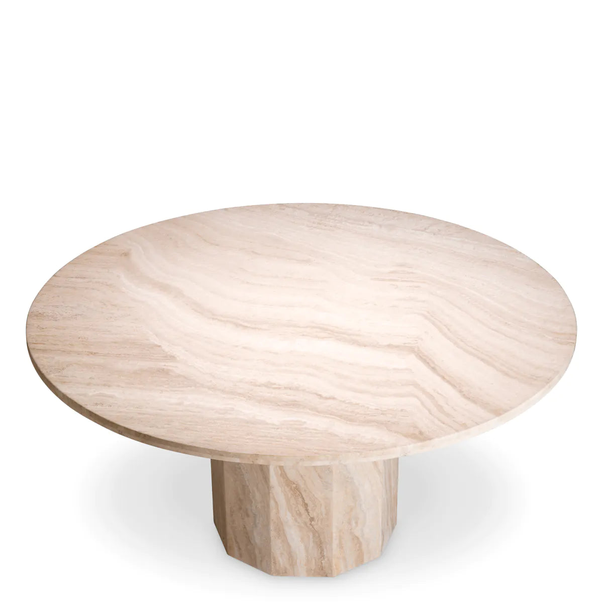 Florence Travertine Dining Table
