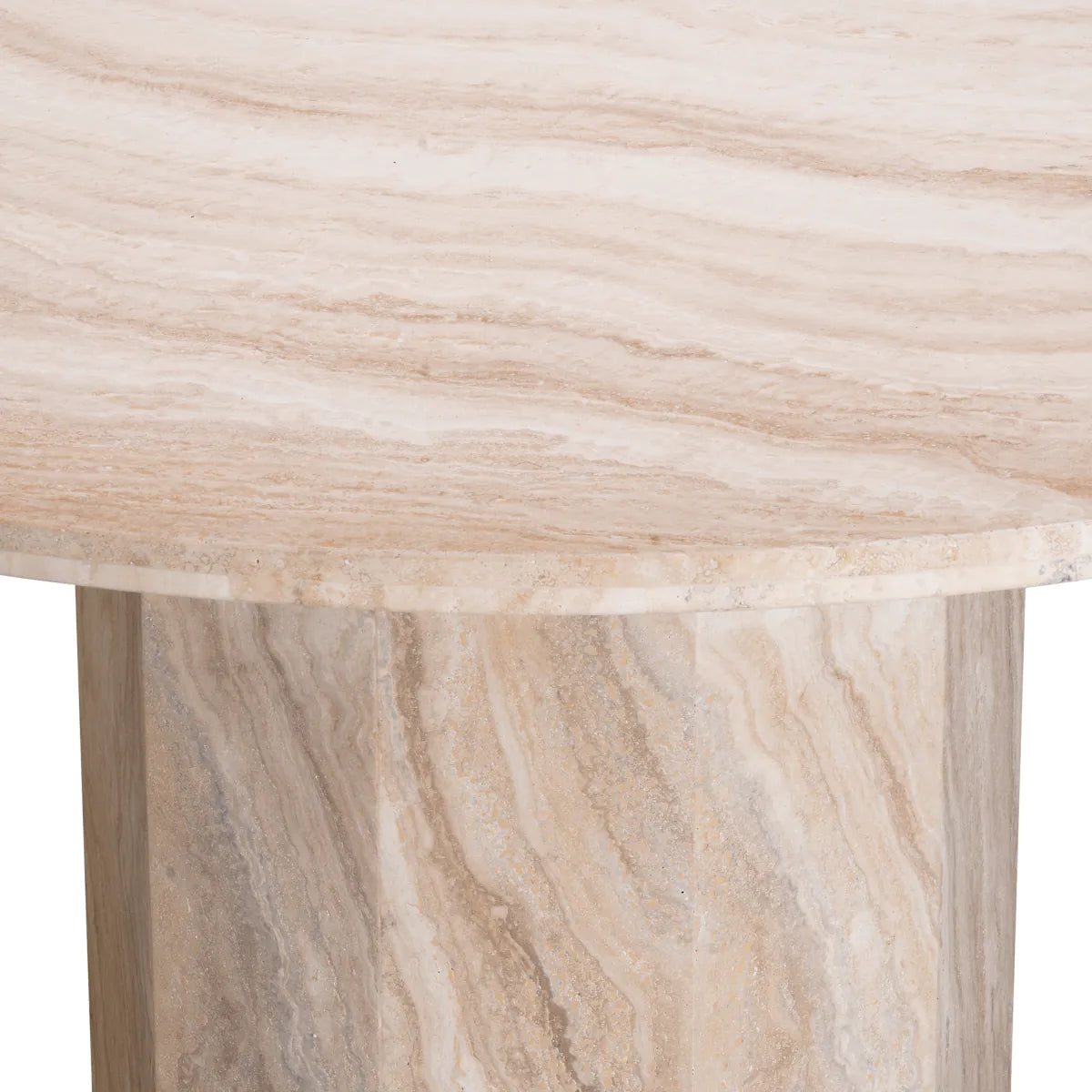 Florence Travertine Dining Table