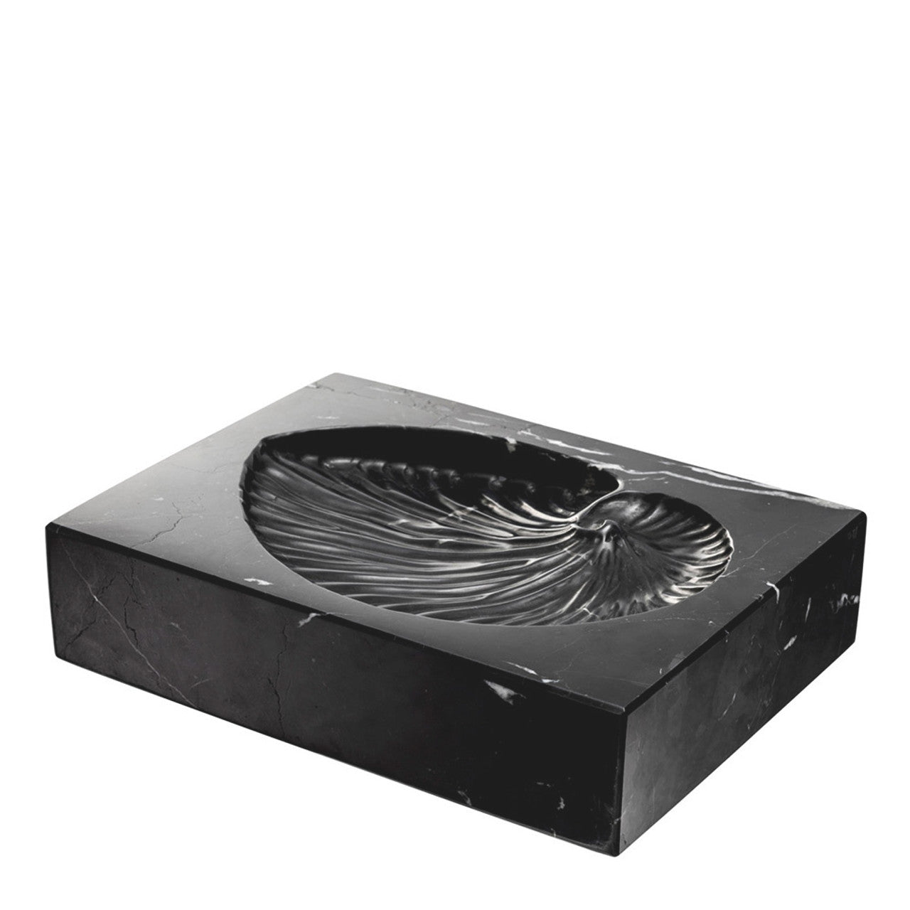 Marble Shell Catchall | Black