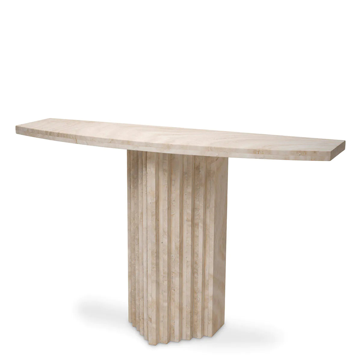 Deco Travertine Console