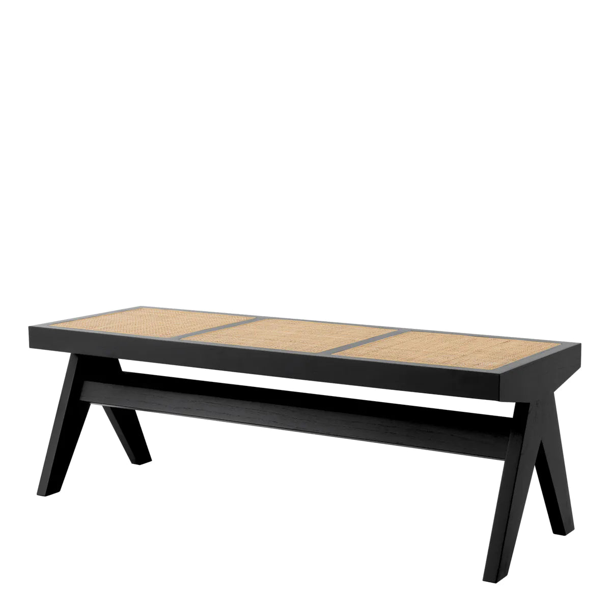 Arnäud Cane Bench | Black