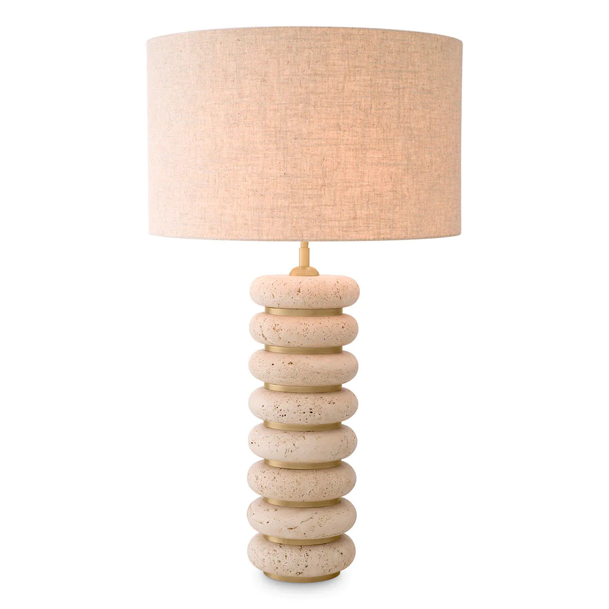 Baron Travertine Table Lamp