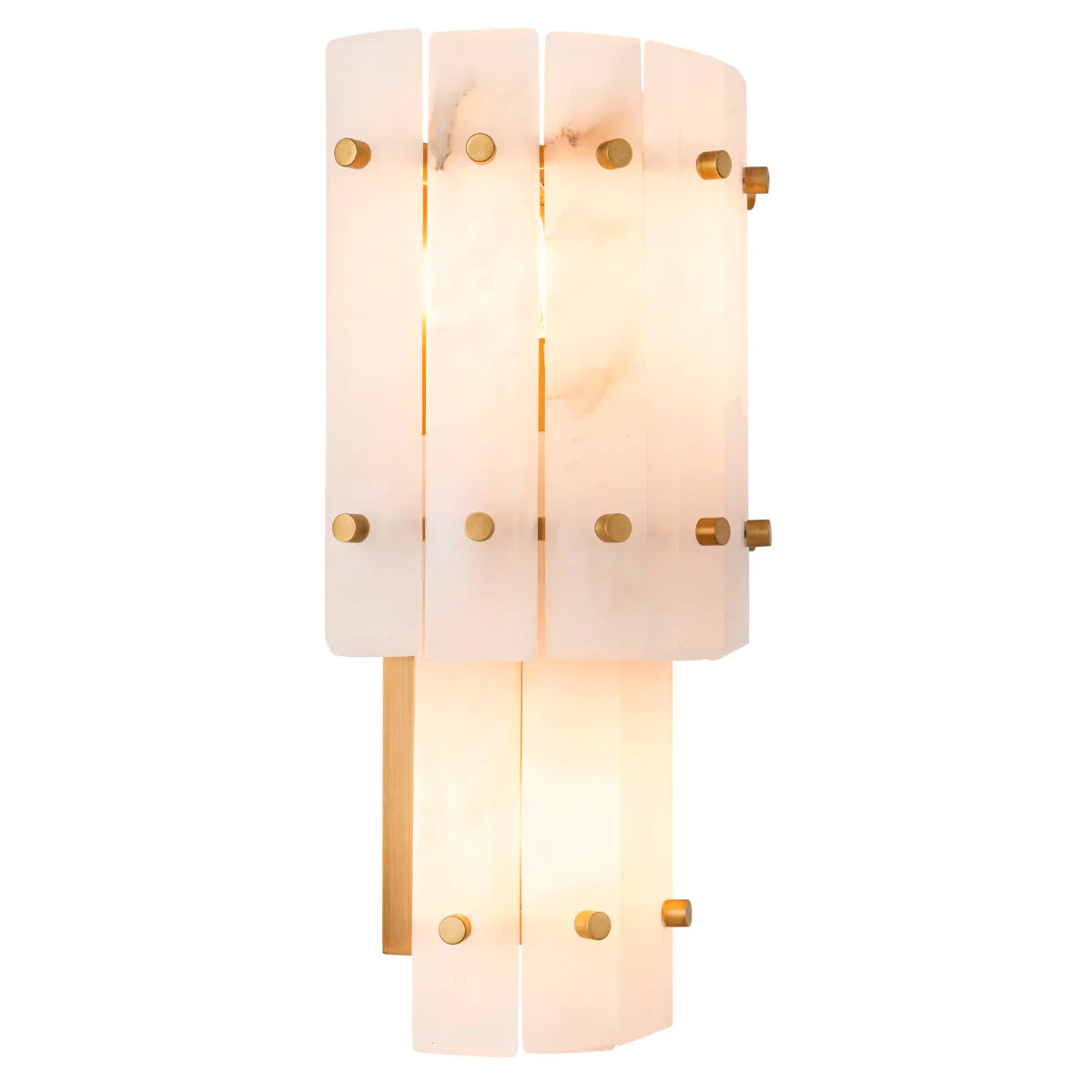 Blason Alabaster Two Tier Sconce