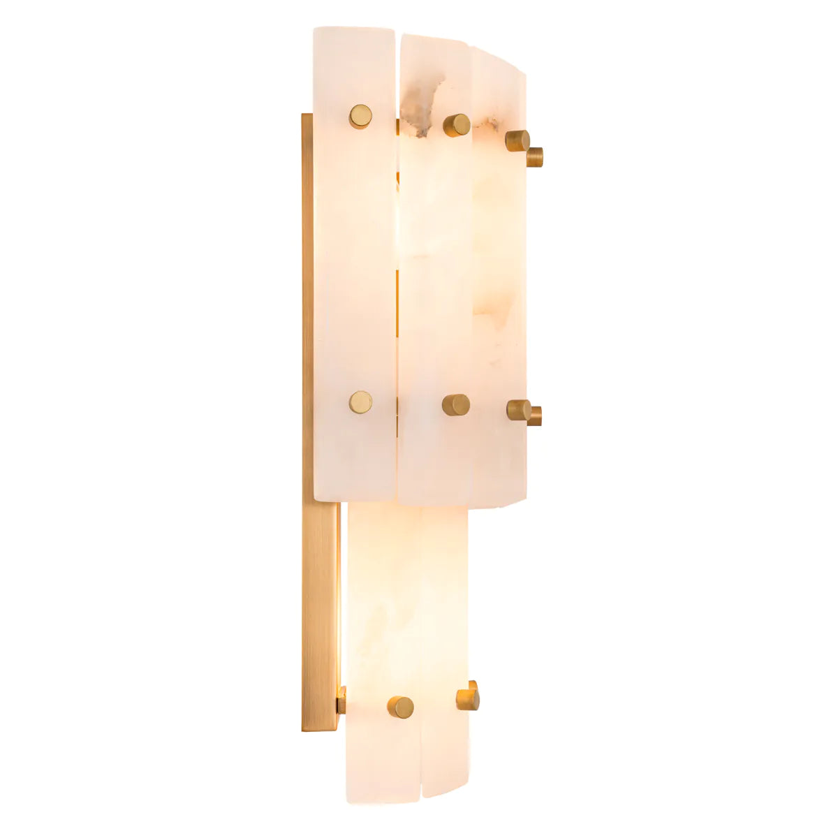 Blason Alabaster Two Tier Sconce