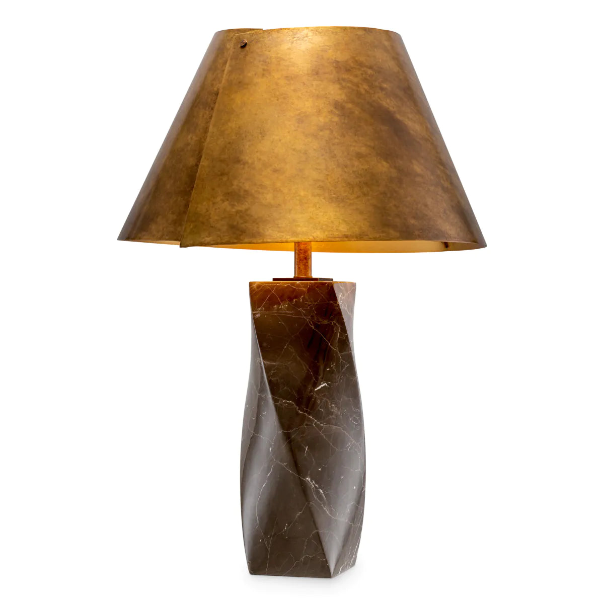 Camelia Ebony Marble Table Lamp