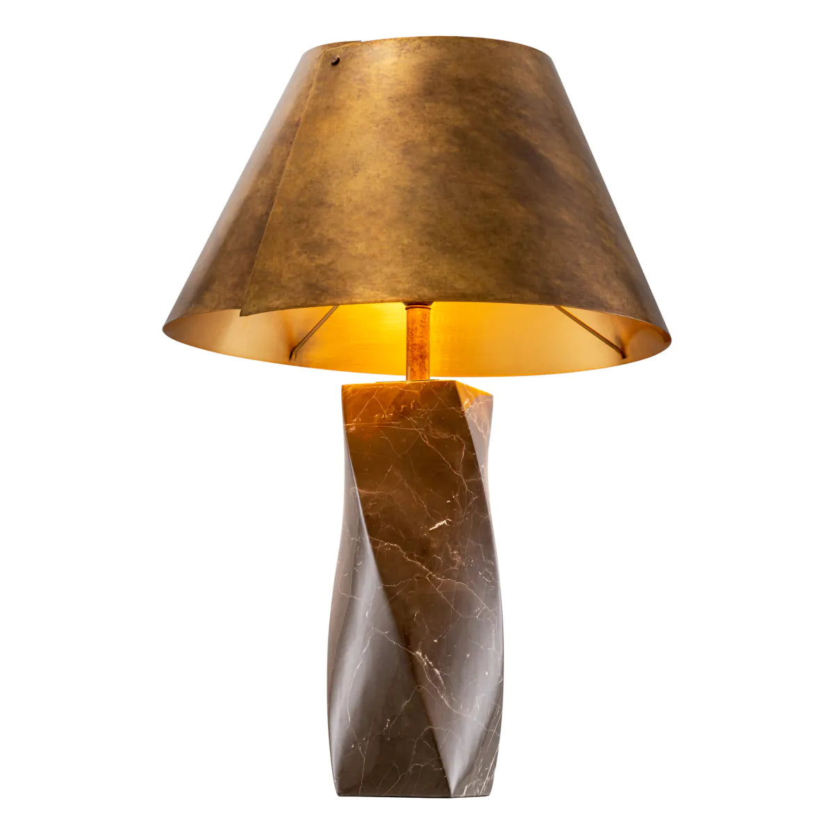 Camelia Ebony Marble Table Lamp