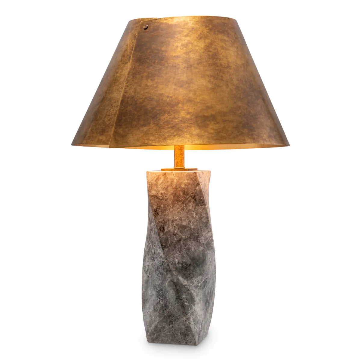 Camelia Ebony Marble Table Lamp